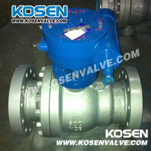 2 Pieces Cast Steel Trunnion Ball Valves